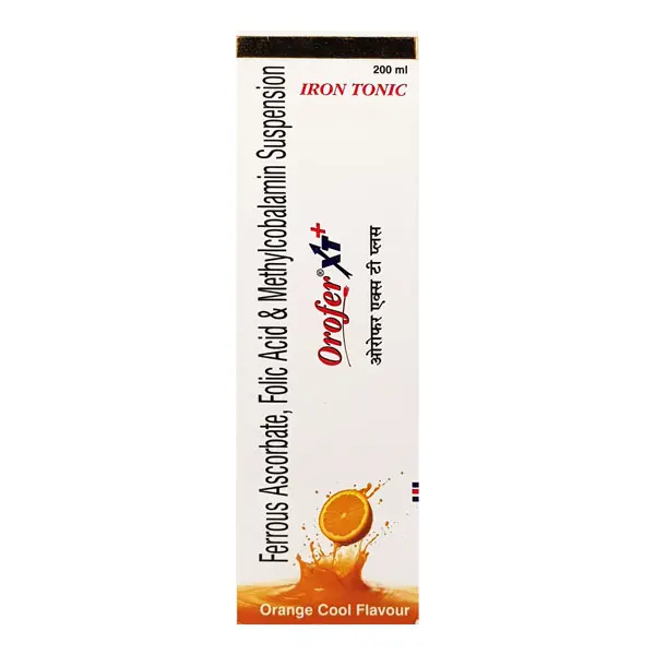 Orofer XT Plus Oral Suspension Orange 200ml