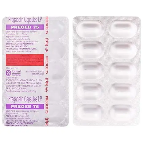 Pregeb 75mg Capsule 10s