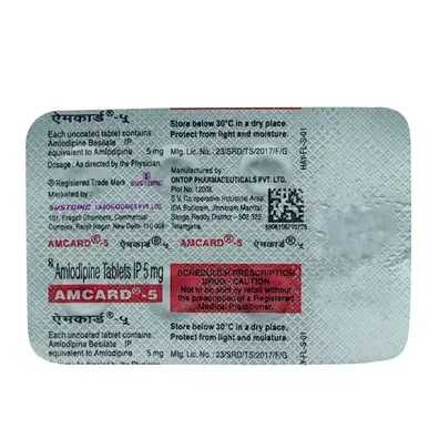 Amcard 5mg Tablet