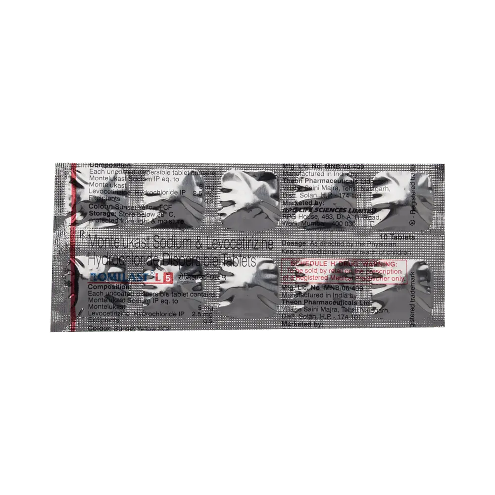 Romilast L 5mg Tablet 10s