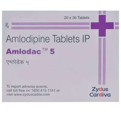 Amlodac 5mg Tablet