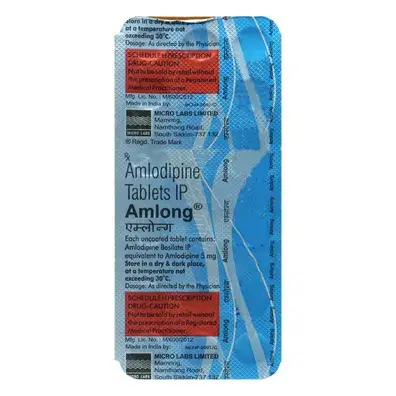 Amlong 5mg Tablet 15s