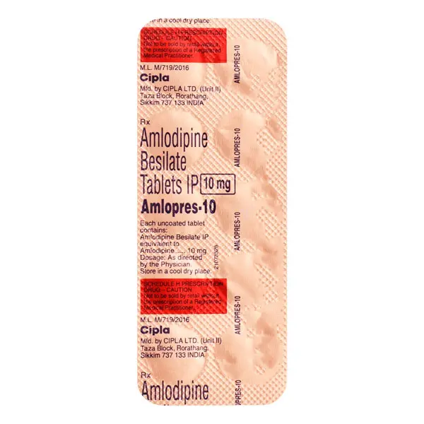 Amlopres 10mg Tablet 10s
