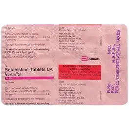 Vertin 24mg Tablet 15s