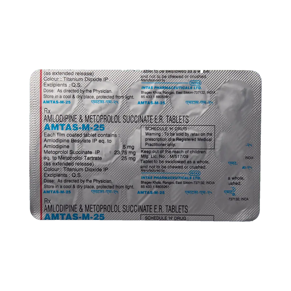 Amtas M 25mg Tablet 15s