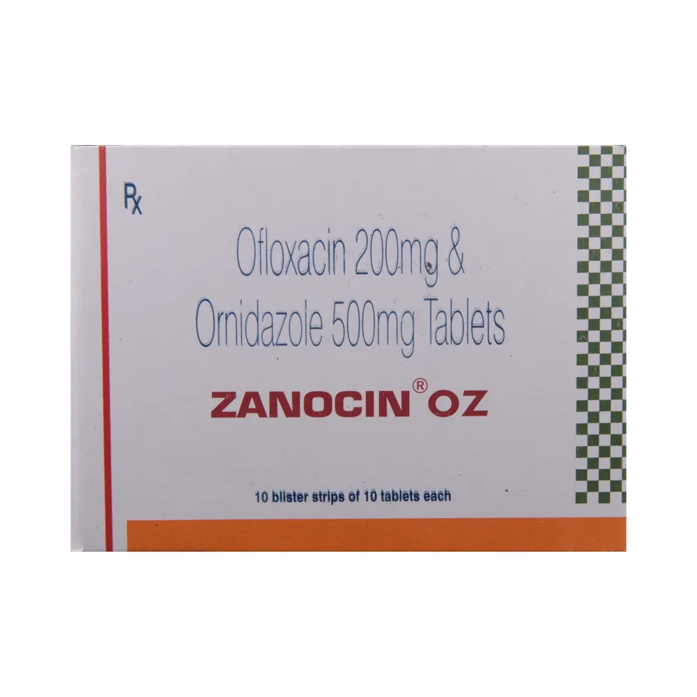 Zanocin OZ Tablet 10s