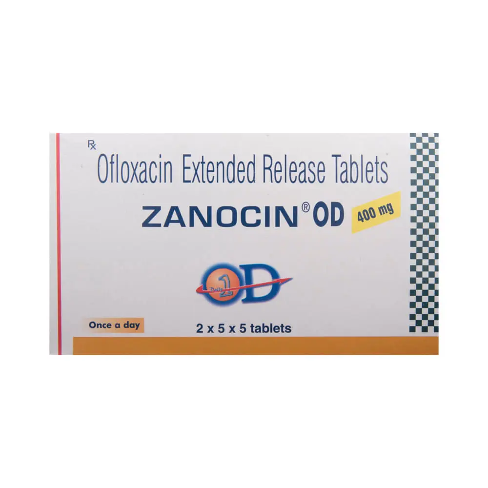 Zanocin OD 400mg Tablet 5s