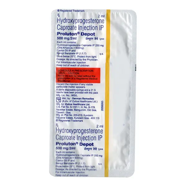 Proluton Depot 500mg Injection 2ml