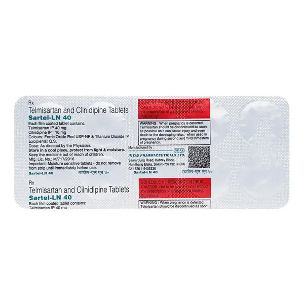 Sartel LN 40mg Tablet
