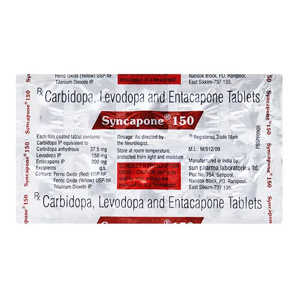 Syncapone 150mg Tablet 10s