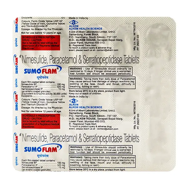 Sumoflam Tablet 15s