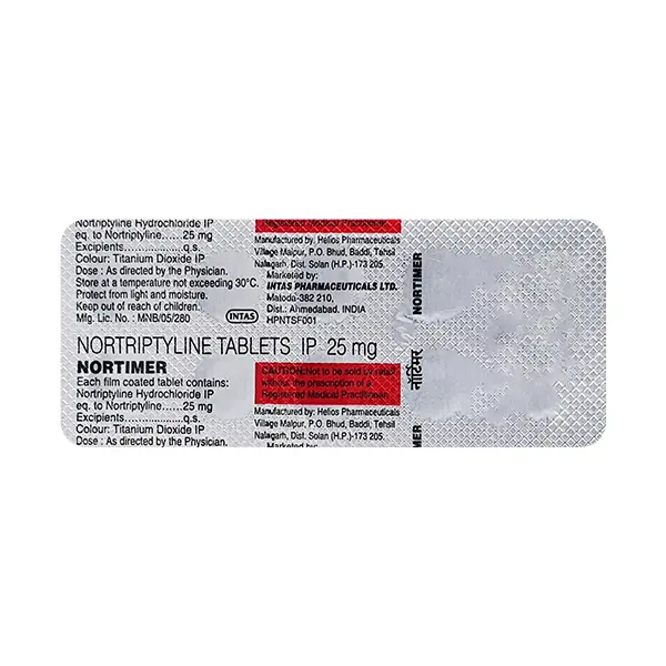 Nortimer 25mg Tablet 10s