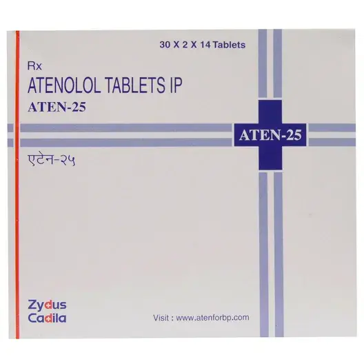 Aten 25mg Tablet 14s