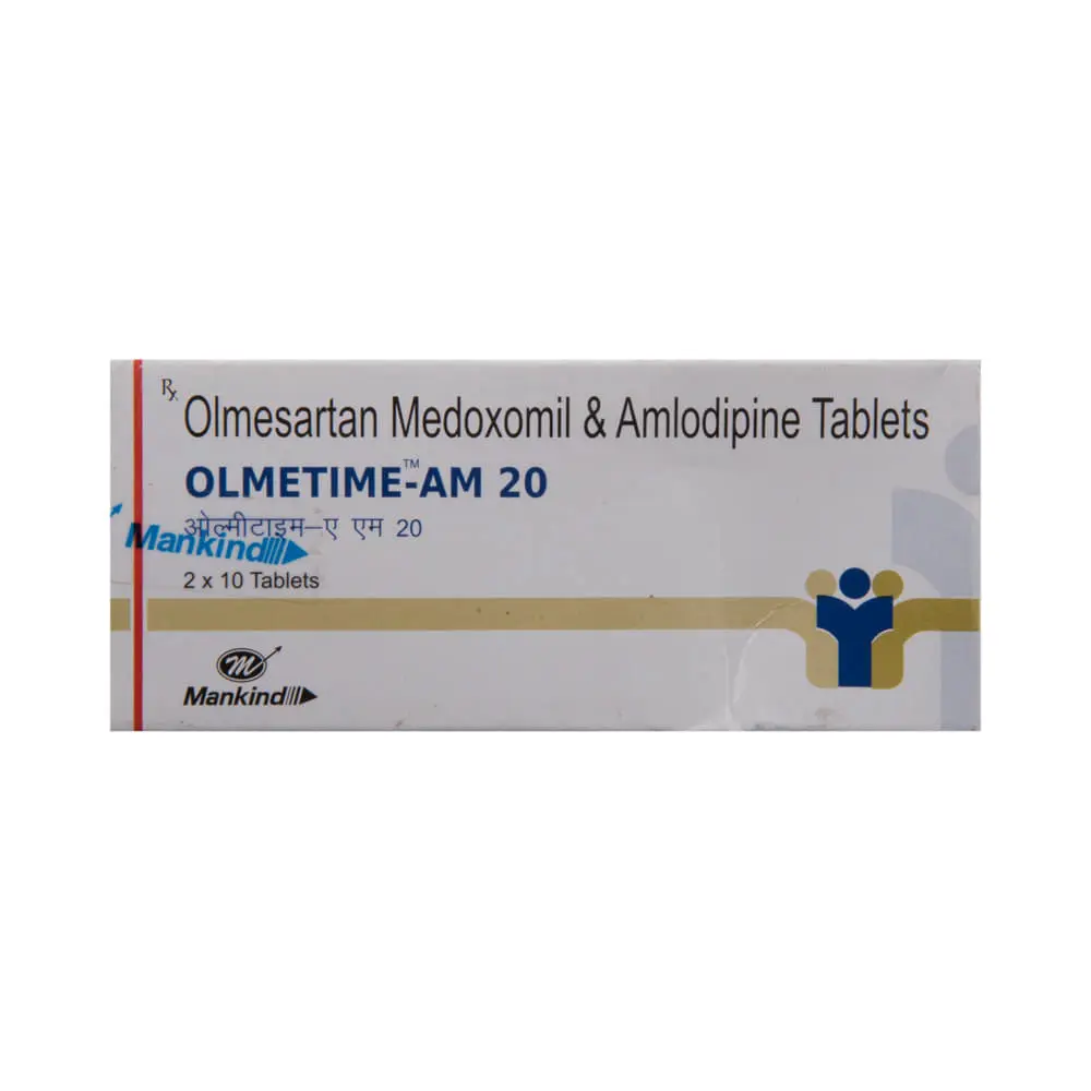Olmetime AM 20mg Tablet 10s