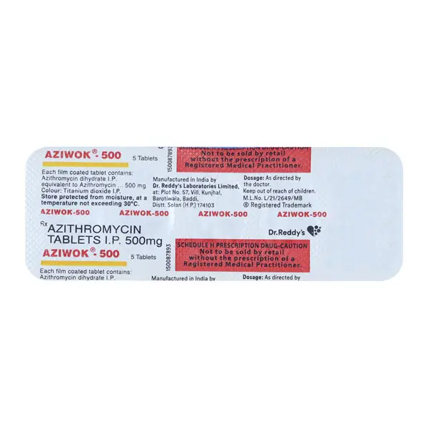 Aziwok 500mg Tablet 5s