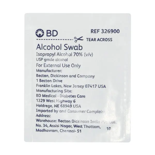 BD Alcohal Swab