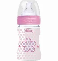 Chicco Well Being Feeding Bottle Pink 150ml
