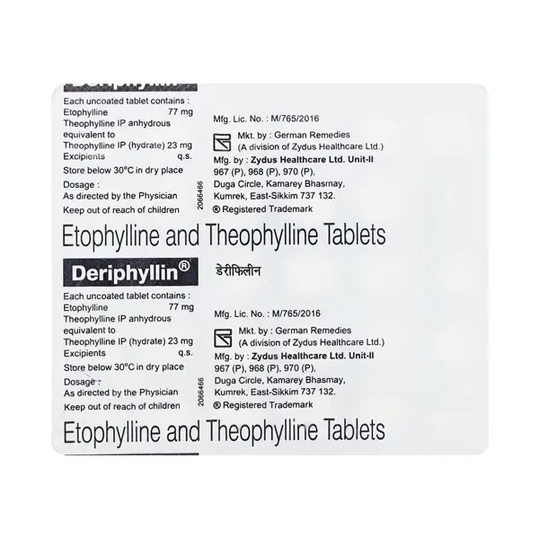 Deriphyllin Tablet 30s