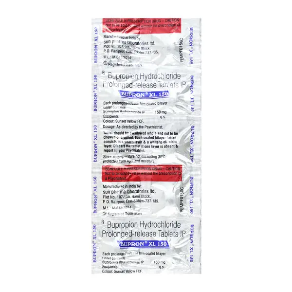 Bupron XL 150mg Tablet