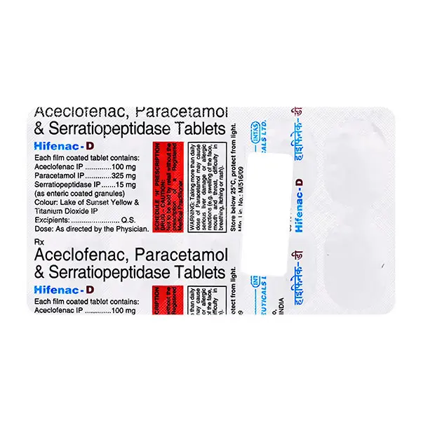 Hifenac D Tablet 10s