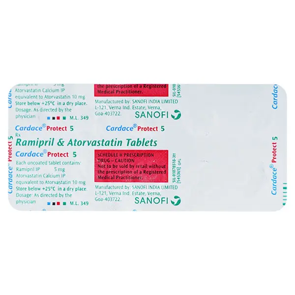 Cardace Protect 5mg Tablet 10s