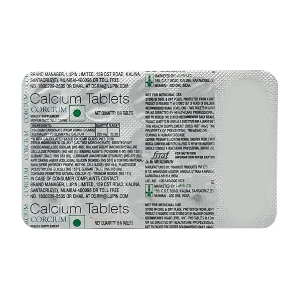 Corcium Tablet 15s