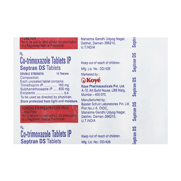 Septran DS Tablet 800mg/160mg
