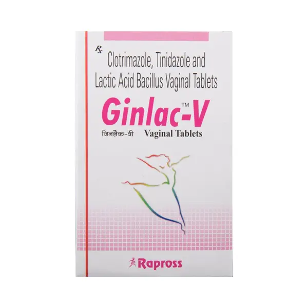 Ginlac V Vaginal Tablet 4s