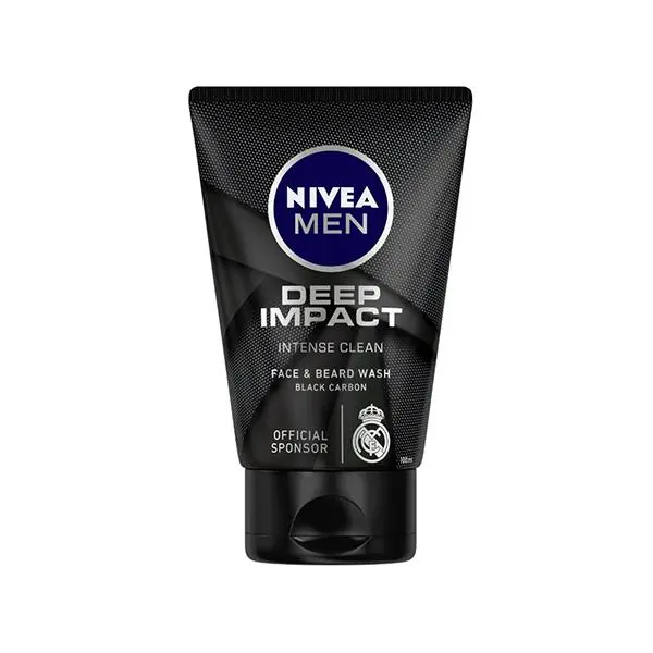 Nivea Men Deep Impact Face & Beard Wash 100g