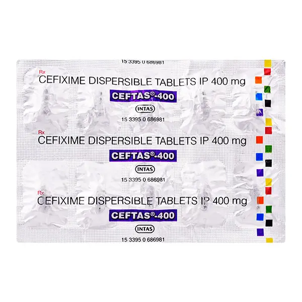Ceftas 400mg Tablet 10s