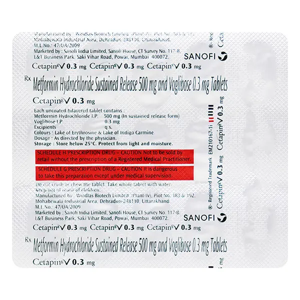 Cetapin V 0.3mg Tablet 15s