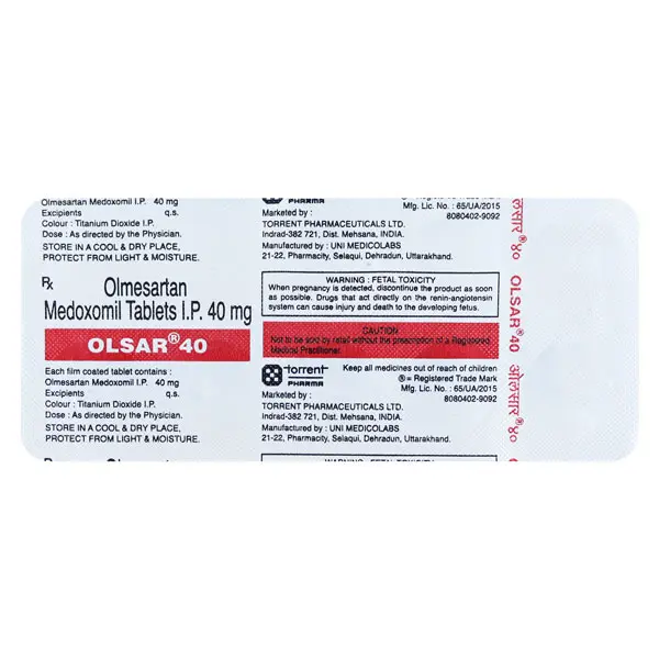 Olsar 40mg Tablet 10s