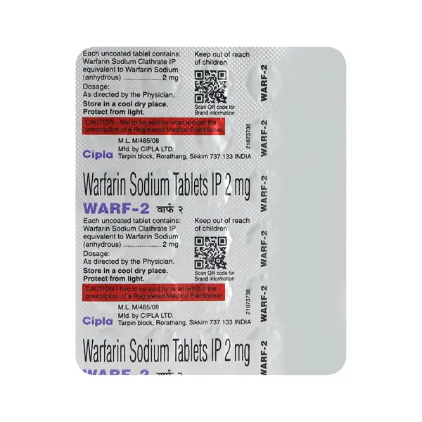 Warf 2 mg Tablet 30s