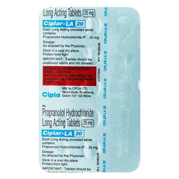 Ciplar LA 20mg Tablet