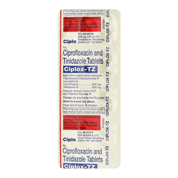 Ciplox TZ Tablet