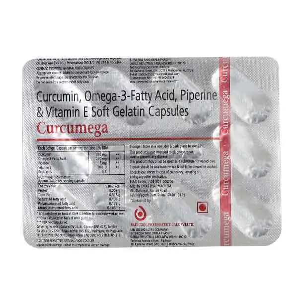 Curcumega Softgel Capsule 10s