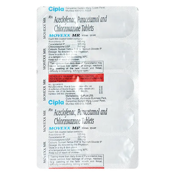 Movexx MR Tablet 10s