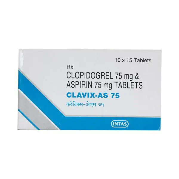 Clavix AS 75mg Tablet 15s