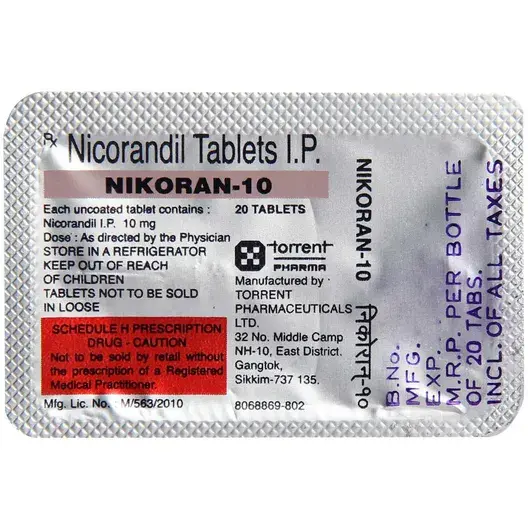 Nikoran 10mg Tablet 20s