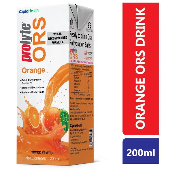 Prolyte ORS Liquid Orange 200ml