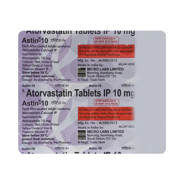 Astin 10mg Tablet 30s