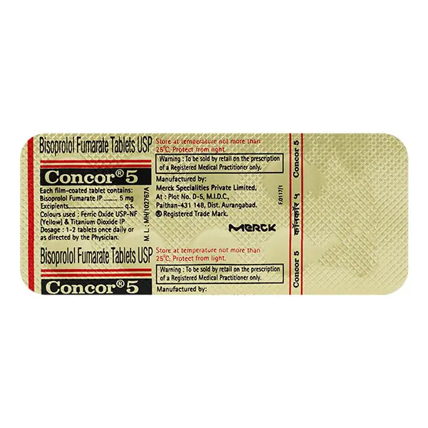 Concor 5mg Tablet