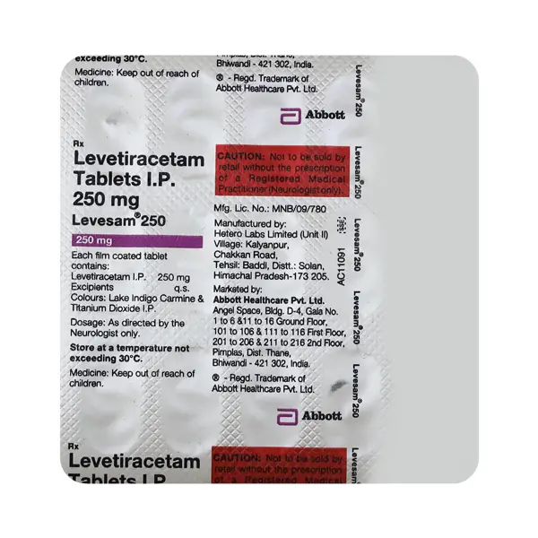 Levesam 250mg Tablet 15s