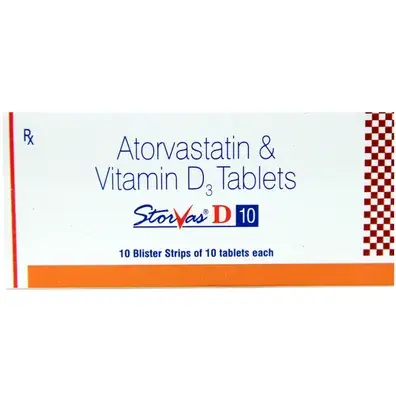 Storvas D 10mg Tablet 10s