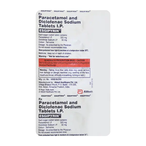 Esgipyrin Tablet 15s