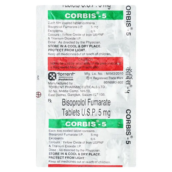 Corbis 5mg Tablet 15s