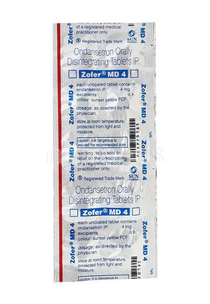 Zofer MD 4mg Tablet 10s