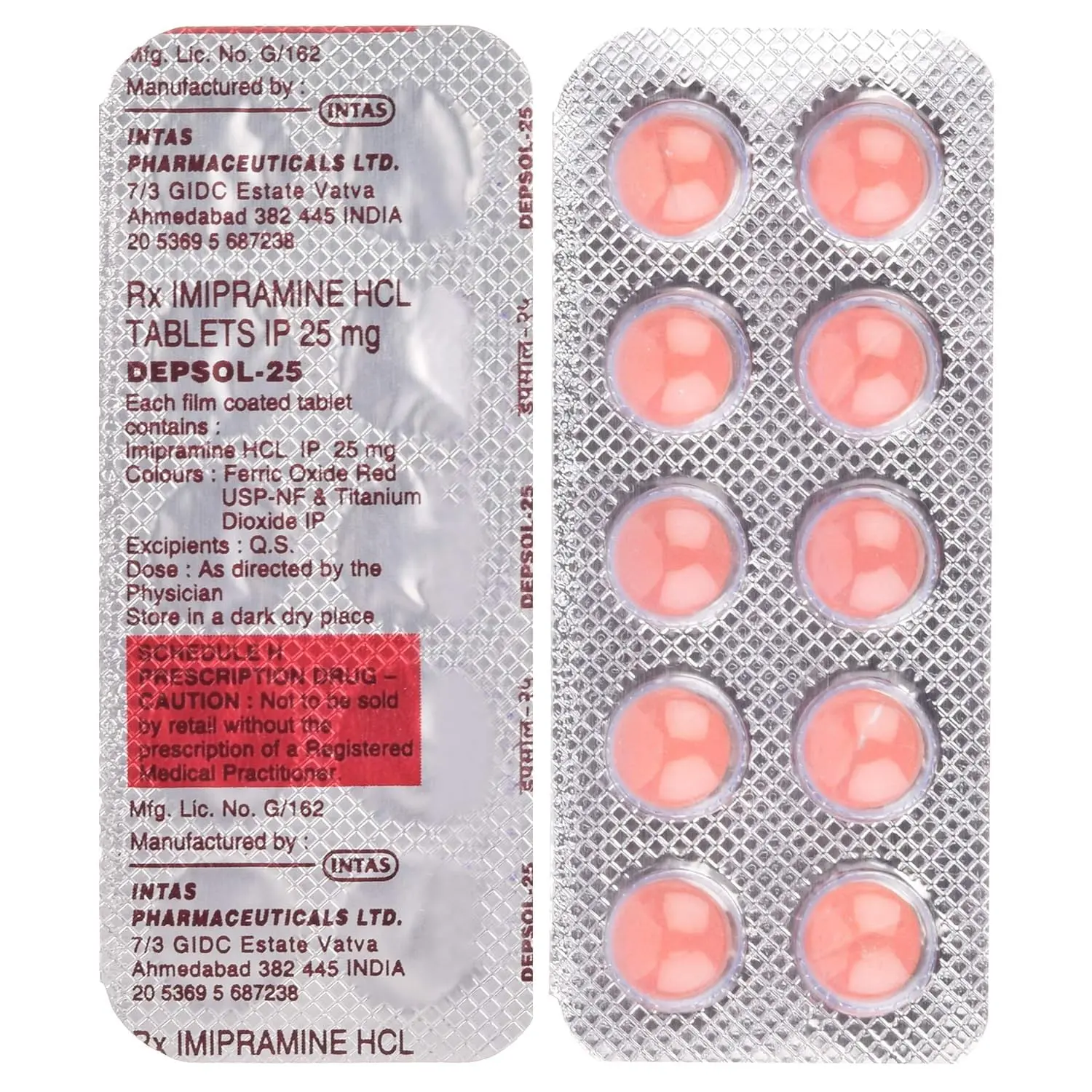 Depsol 25mg Tablet 10s