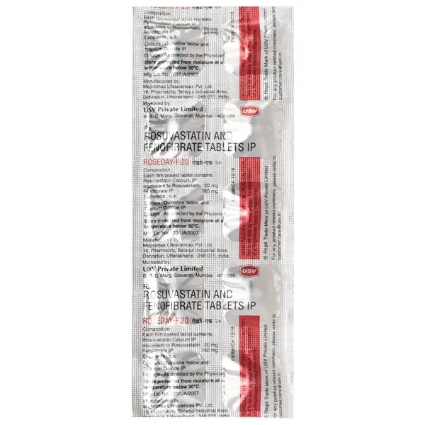 Roseday F 20mg Tablet 10s