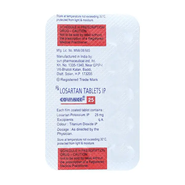 Covance 25mg Tablet